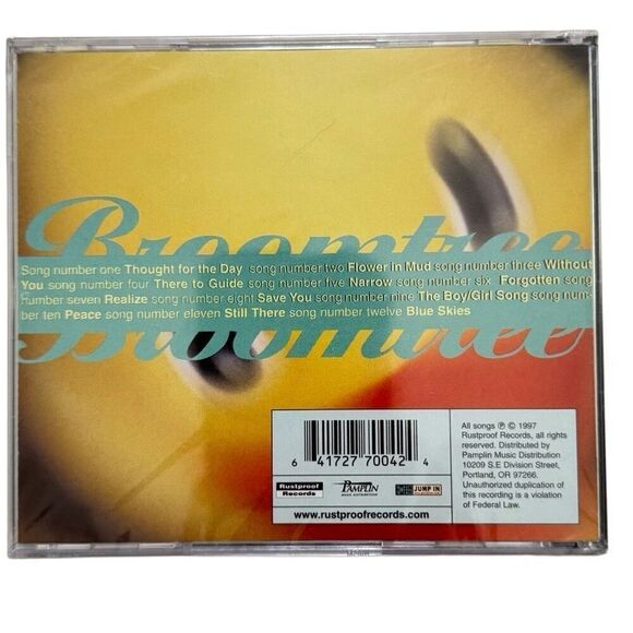 Broomtree - Audio CD By Broomtree 1997 Rustproof Records USA ( New / Sealed) - Picture 2 of 3